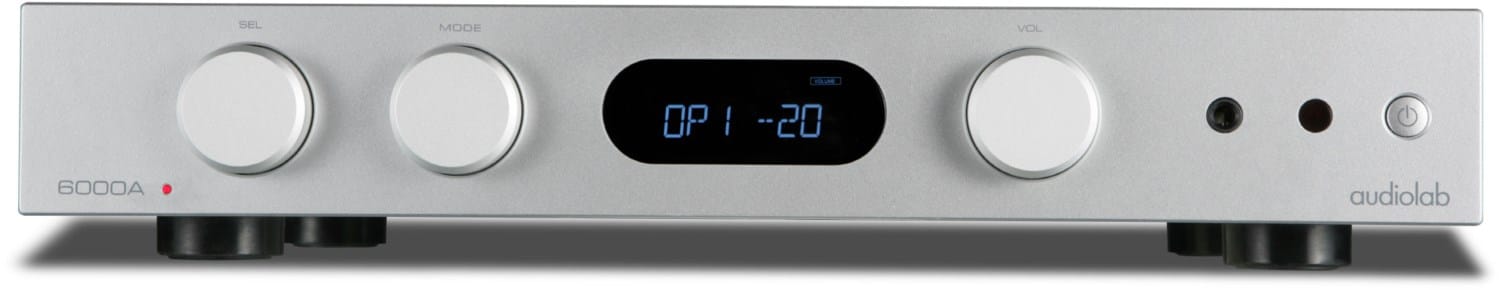 6000A Vollverstärker Stereo aluminium silber