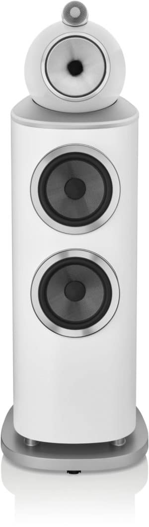 802 D4 /Stück Stand-Lautsprecher weiss