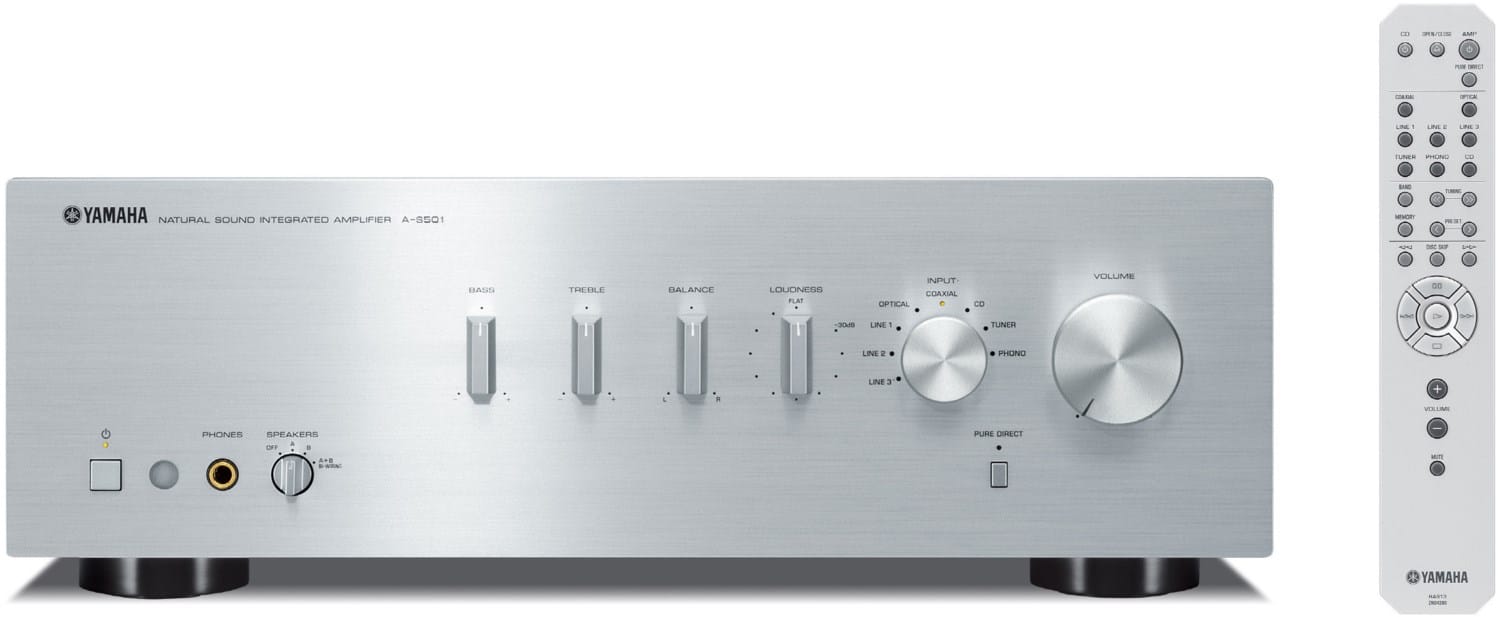 A-S 501 Vollverstärker Stereo silber