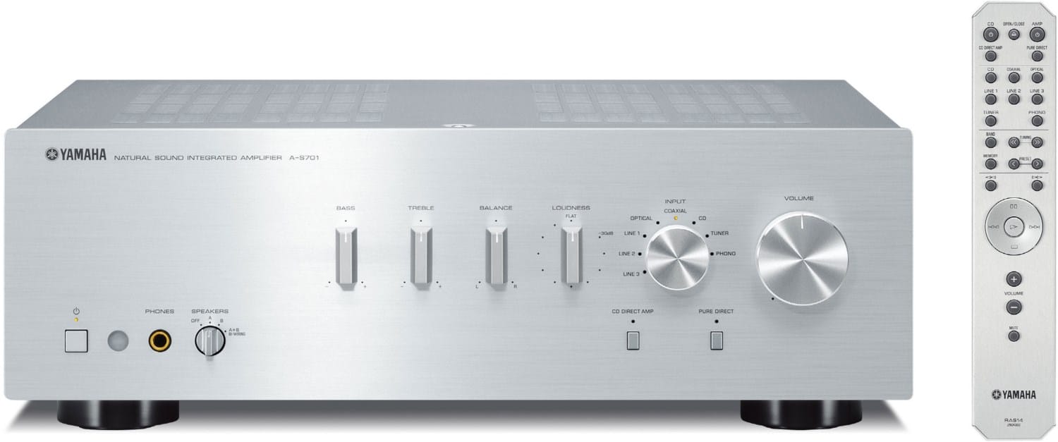 A-S 701 Vollverstärker Stereo silber