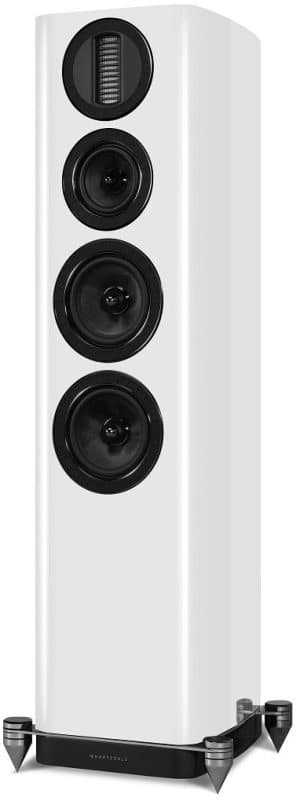 AURA 3 /Paar Stand-Lautsprecher hochglanz-weiss