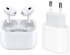 AirPods Pro (2nd Gen.) Bundle True Wireless Kopfhörer mit USB-C Power Adapter (20W)