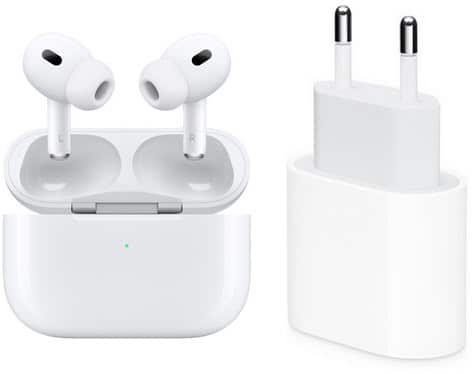 AirPods Pro (2nd Gen.) Bundle True Wireless Kopfhörer mit USB-C Power Adapter (20W)