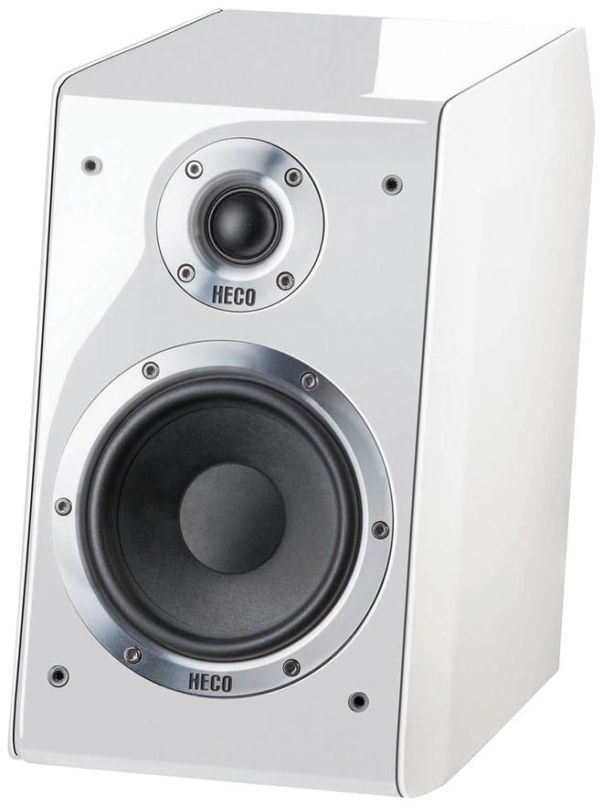 Ascada 2.0 /Paar Regallautsprecher piano weiß