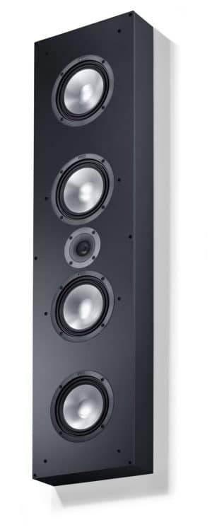 Atelier 1100 /Stück Wand-/Decken-Einbaulautsprecher schwarz seidenmatt