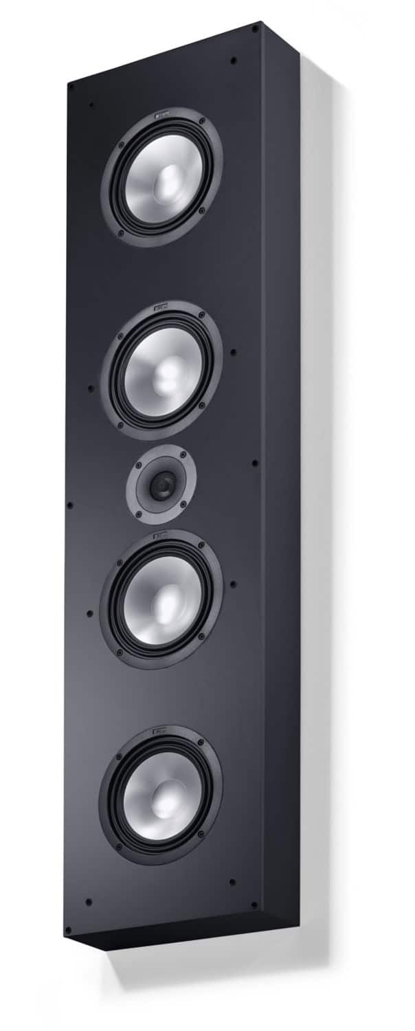 Atelier 1100 /Stück Wand-/Decken-Einbaulautsprecher schwarz seidenmatt