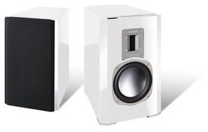 Aurum Galan 9 /Stück Klein-/Regallautsprecher hochglanz weiß