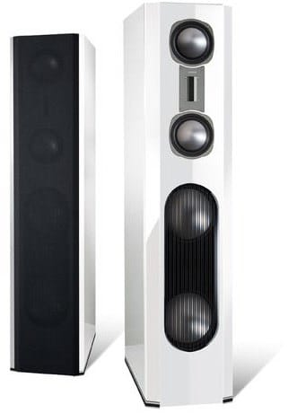 Aurum Titan 9 /Stück Stand-Lautsprecher weiß pianofinish