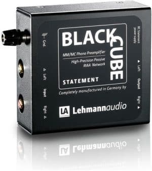 Black Cube Statement Phono-Vorverstärker schwarz