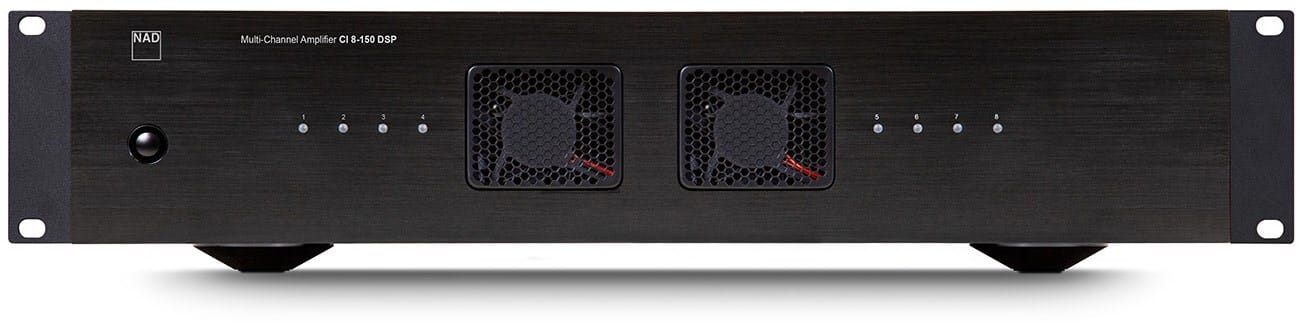 CI8-150 Mehrkanal-Endstufe schwarz
