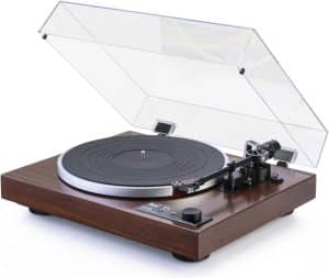 CS 529 Plattenspieler mit Bluetooth walnuss furnier