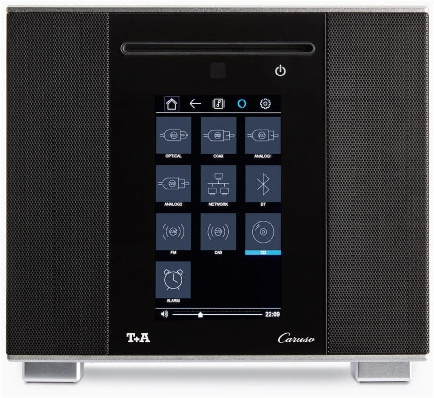 Caruso (V1.0) A/V-System schwarz/silber