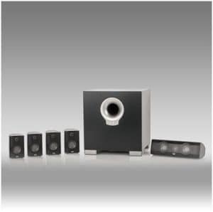 Cinema 10 5.1 A/V-Lautsprechersystem mit Aktiv-Subwoofer alu schwarz hochglanz