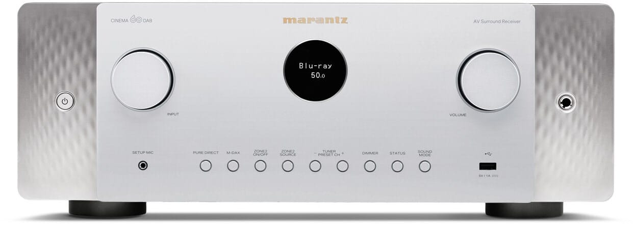 Cinema 60 DAB Klang Effekt Receiver silber/gold