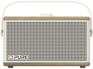 Classic Aura Bluetooth-Lautsprecher Baumwoll-Weiß/Eiche