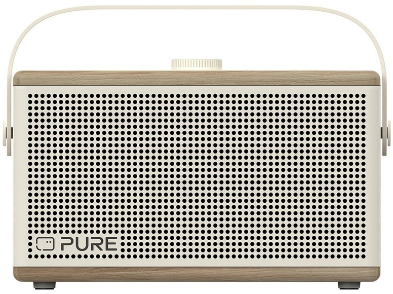 Classic Aura Bluetooth-Lautsprecher Baumwoll-Weiß/Eiche