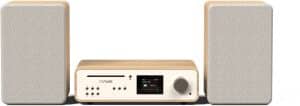 Classic Stereo Hifi-System cotton white/oak