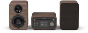 Classic Stereo Mini Hifi-System kaffee braun/walnuss