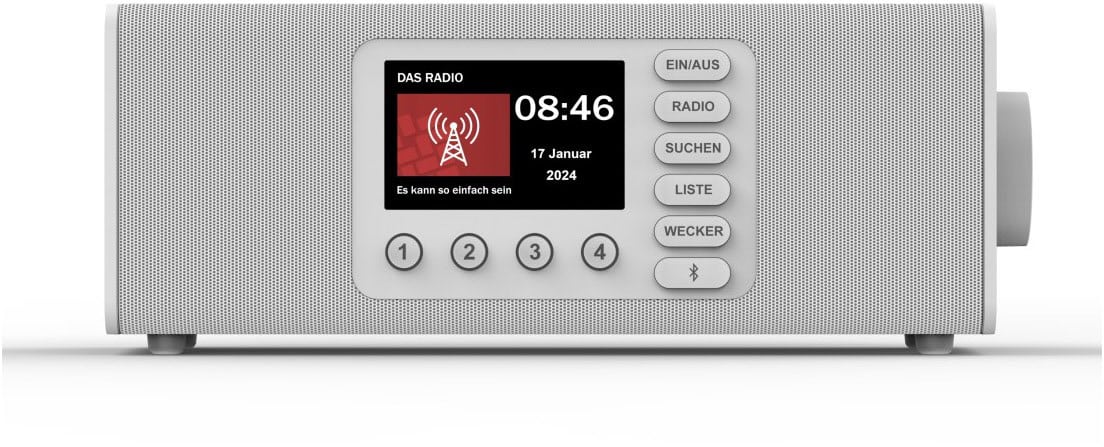DR2002BT Heimradio weiss