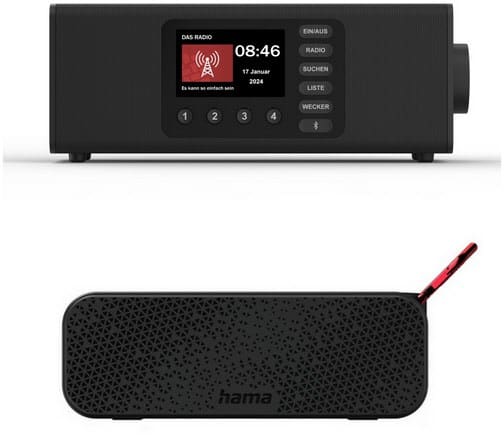 DR2002BT+PowerBrick 2.0 Bundle schwarz