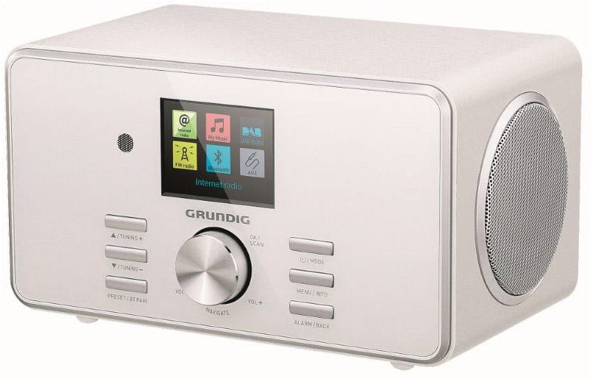 DTR 5000 2.0 DAB+ BT WEB Internetradio weiß