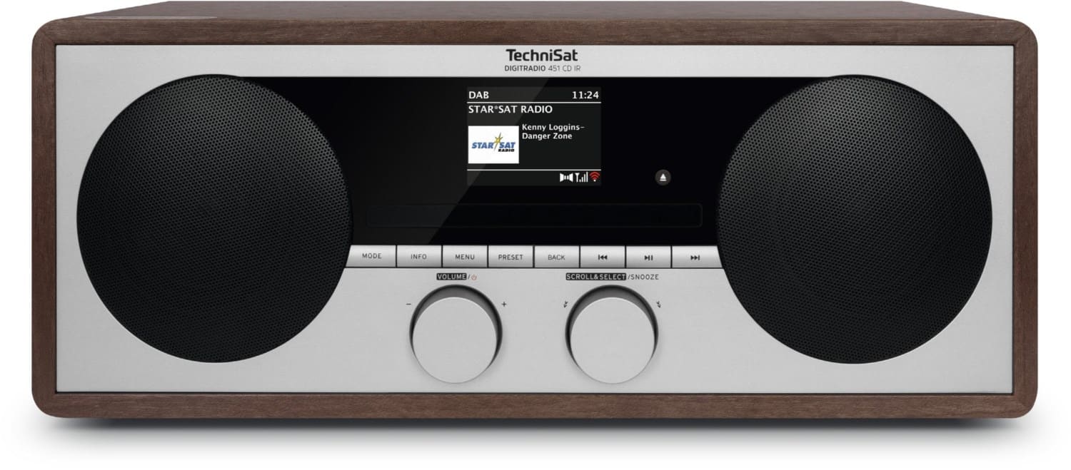 DigitRadio 451 CD IR CD/Radio-System Holz