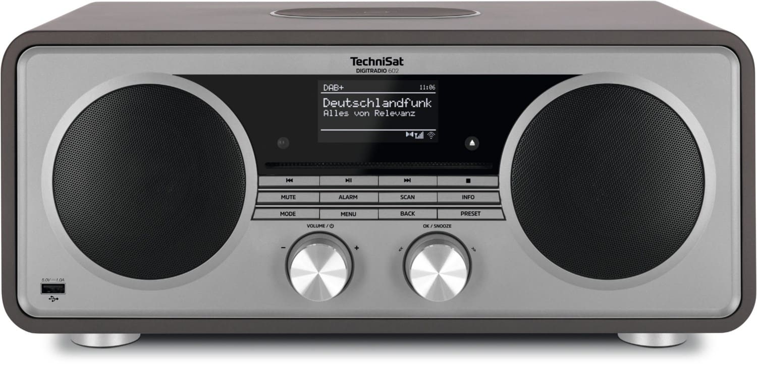 DigitRadio 602 CD/Radio-System anthrazit/silber