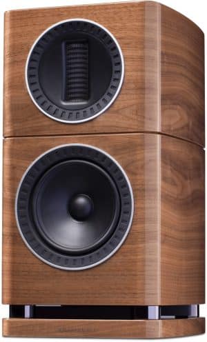 ELYSIAN 1 /Paar Regallautsprecher piano walnuss