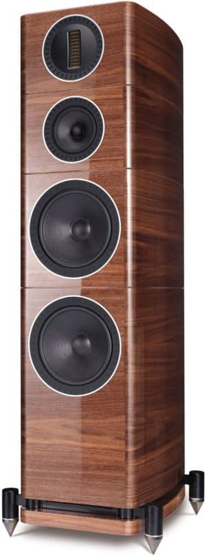 ELYSIAN 4 /Stück Stand-Lautsprecher piano walnuss