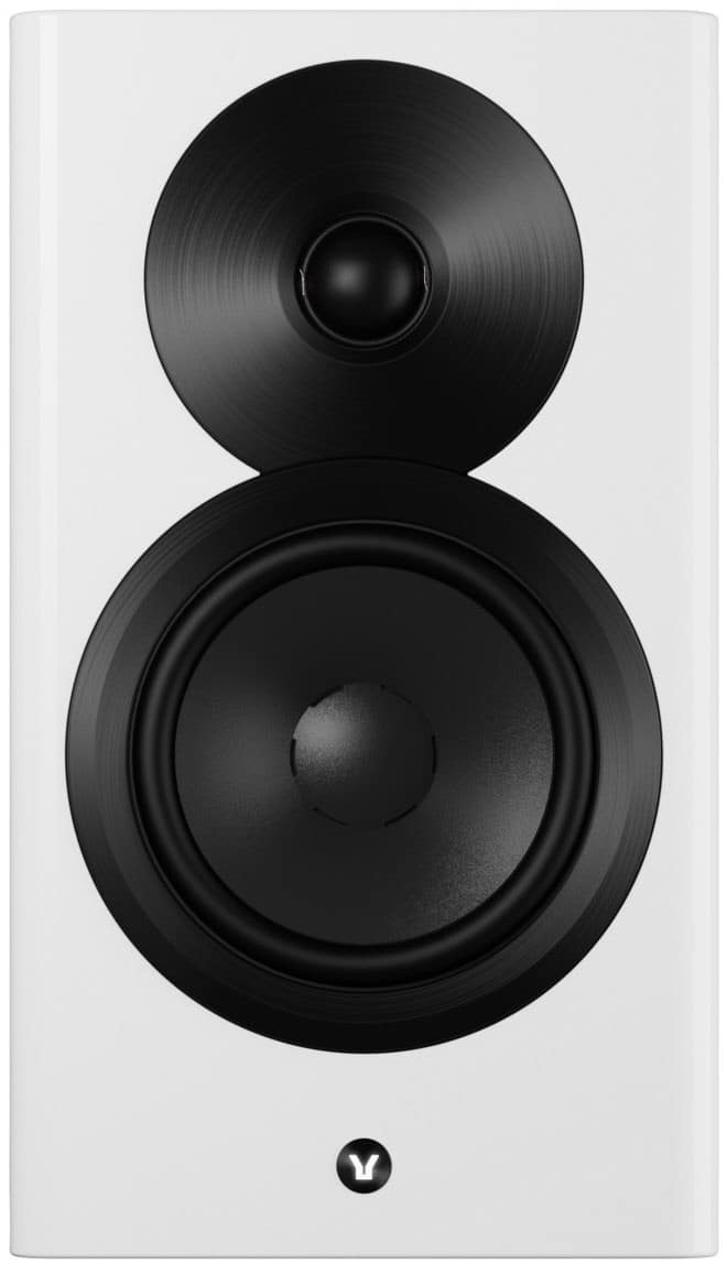 Focus 10 /Paar Regallautsprecher weiss hochglanz