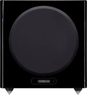 Gold W12 Aktiv-Subwoofer schwarz hochglanz