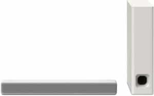 HT-MT301 Soundbar + Subwoofer cremeweiß