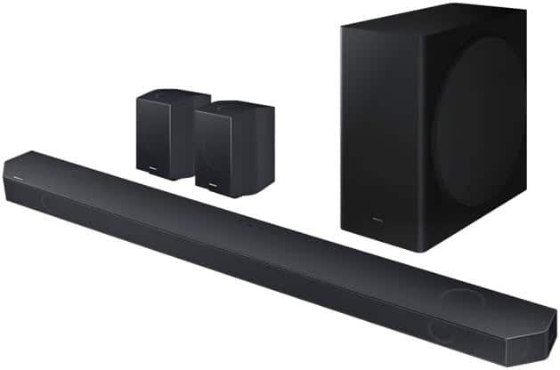 HW-Q935GD Soundbar + Subwoofer + Surround titanschwarz