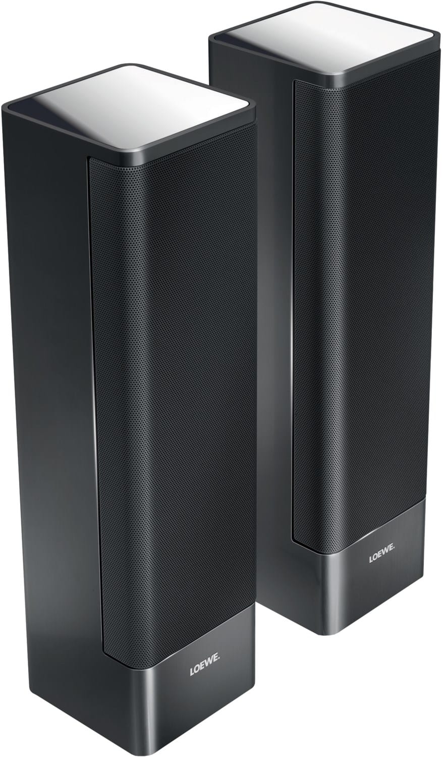 Ind. Sound Multiroom Speaker /Paar On Wall Lautsprecher alu-schwarz