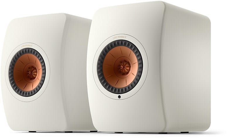 LS50 Wireless II /Paar Regallautsprecher mineral white