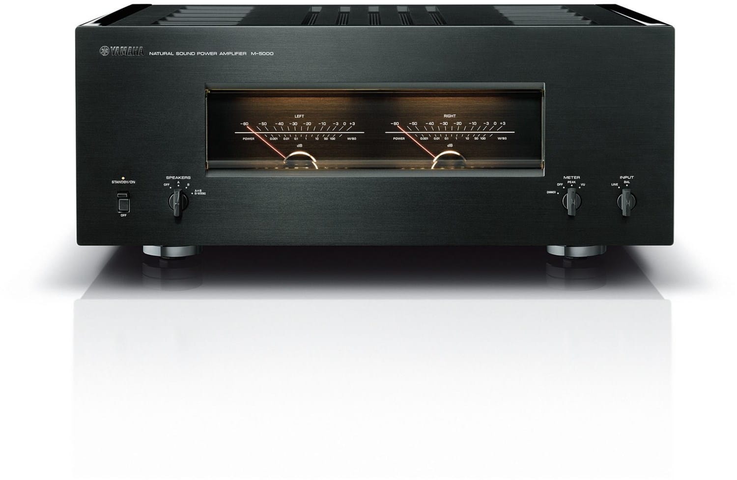 M-5000 Vollverstärker Stereo piano black