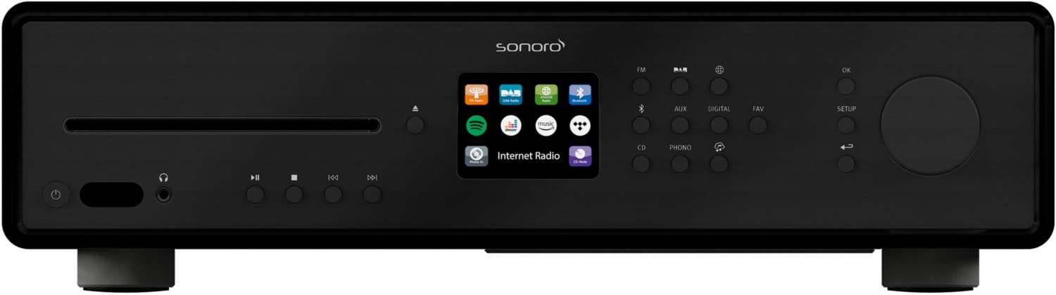 MAESTRO CD-Receiver mit Internetradio schwarz/schwarz