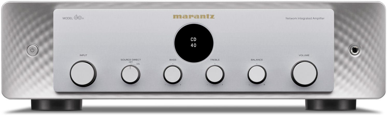 Model 60n Vollverstärker Stereo silber/gold