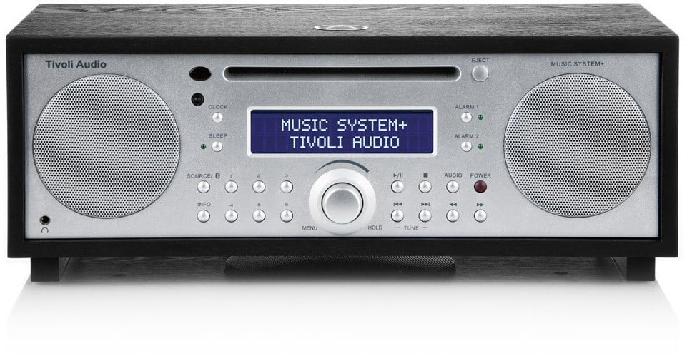 Model Music System+ Hifi-System schwarz/silber