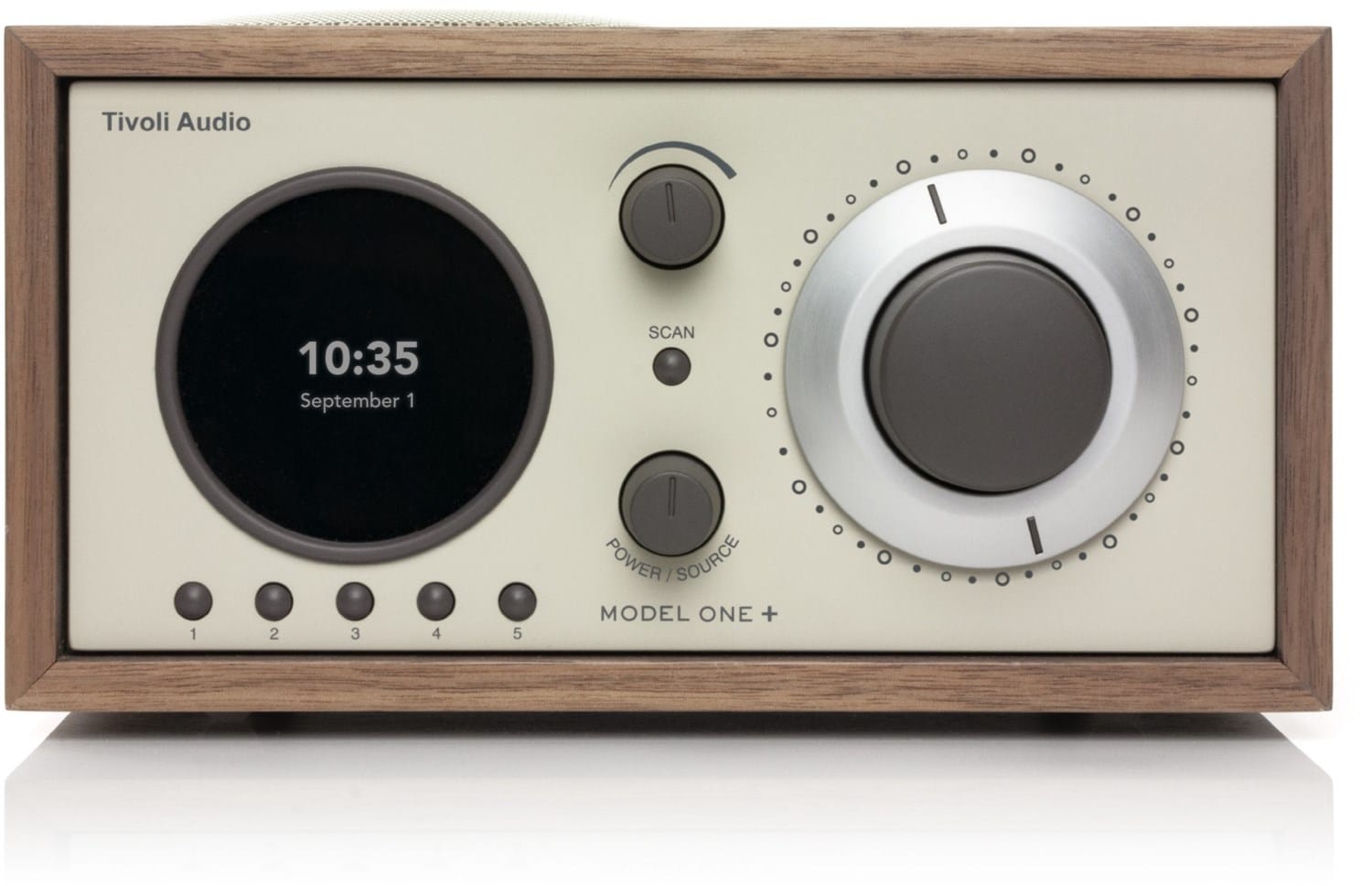 Model One+ Heimradio walnuss/beige