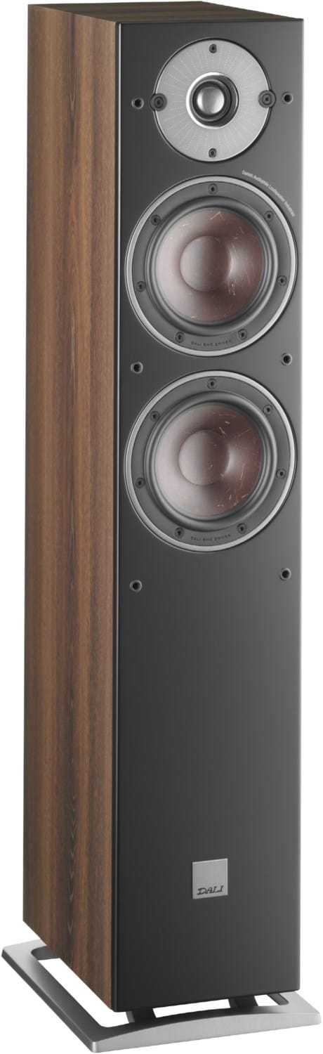 Oberon 5 /Stück Stand-Lautsprecher walnuß dunkel