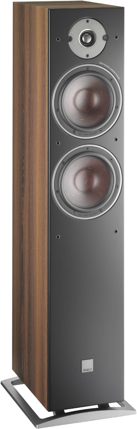 Oberon 7 /Stück Stand-Lautsprecher walnuß dunkel