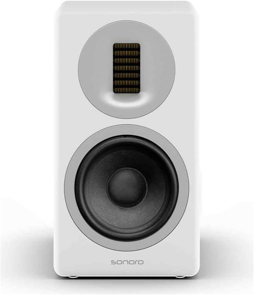 Orchestra Slim Gen.2 /Paar Klein-/Regallautsprecher weiß matt/silber