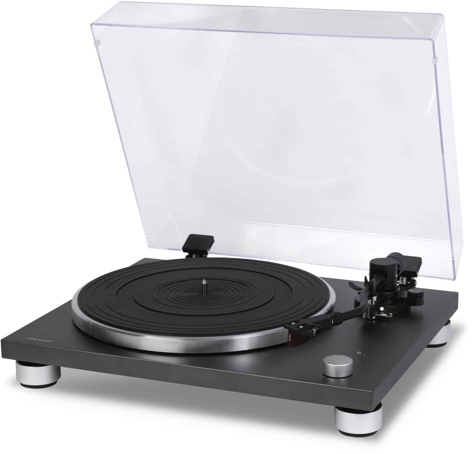 PLATINUM Plattenspieler mit USB-Anschluss Schwarz matt