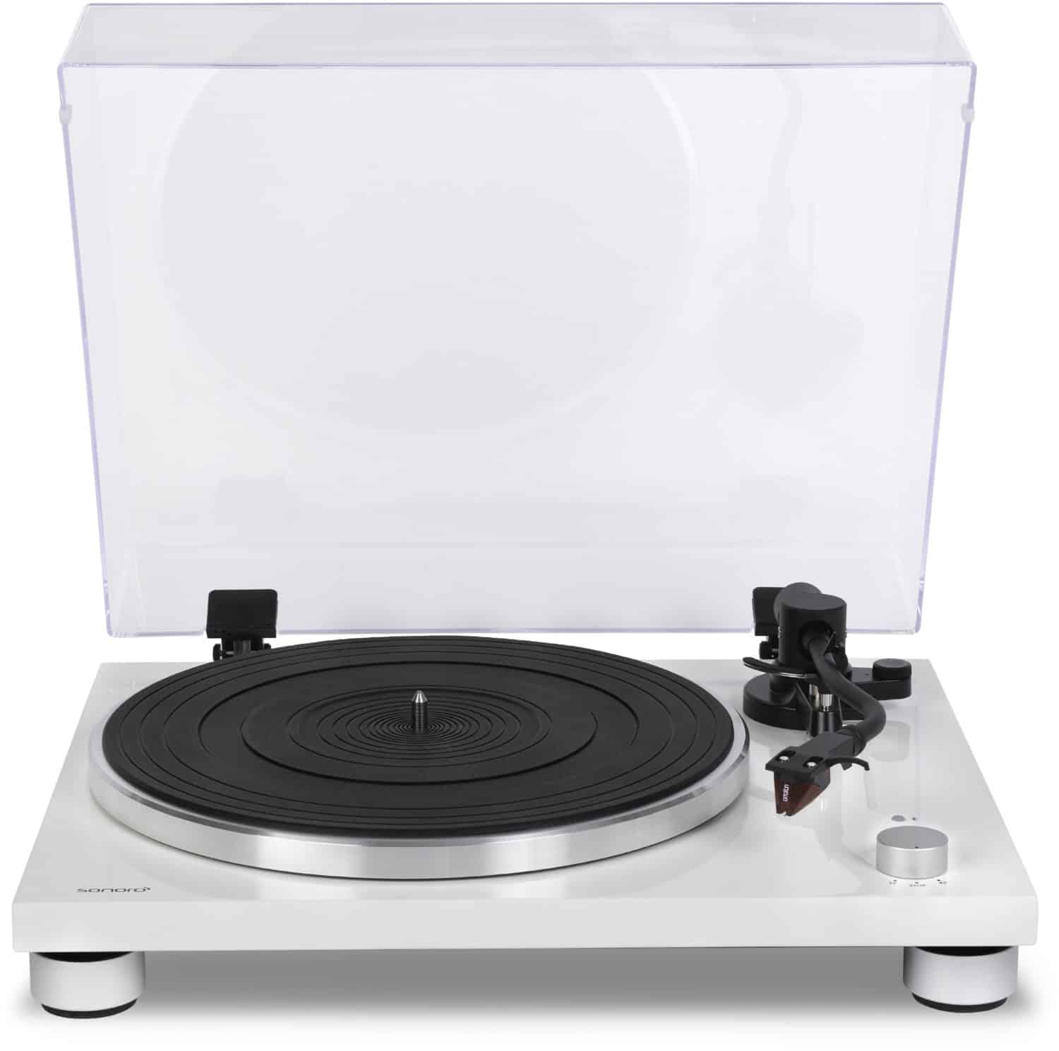 PLATINUM Plattenspieler mit USB-Anschluss Weiß matt