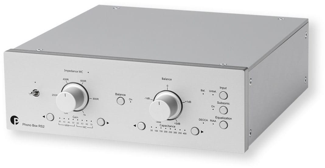Phono Box RS2 Phono-Vorverstärker silber