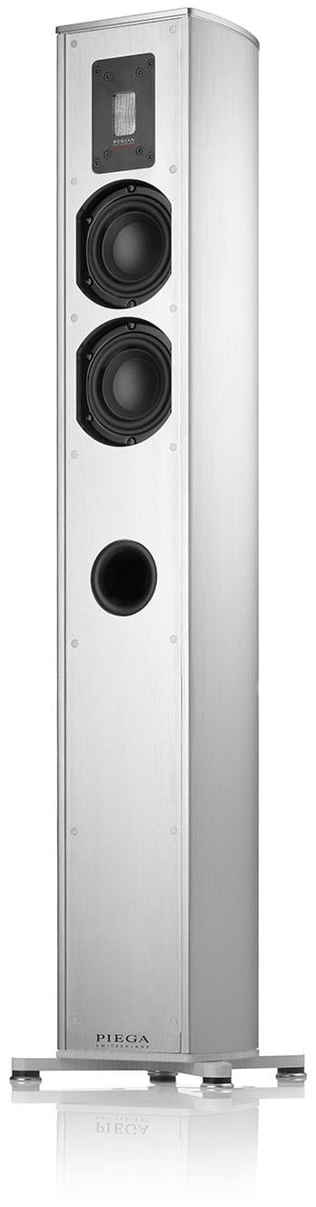 Premium 501 /Stück Stand-Lautsprecher Alu/grau