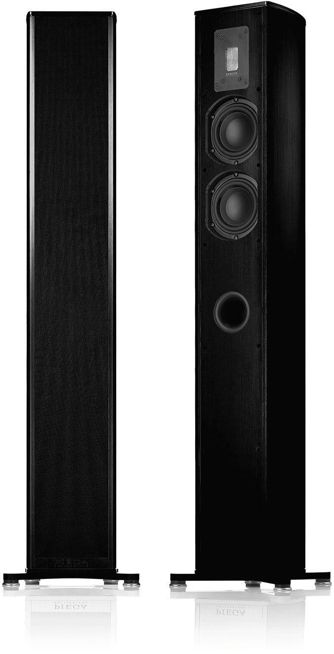 Premium 501 /Stück Stand-Lautsprecher schwarz exoliert