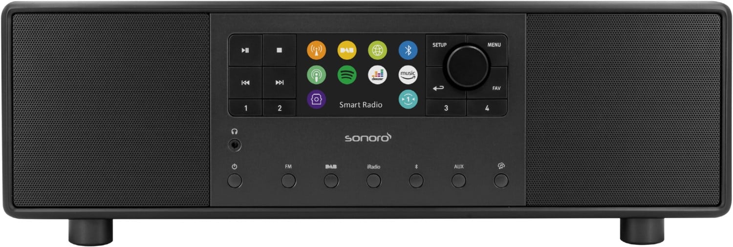 Primus Internetradio schwarz matt