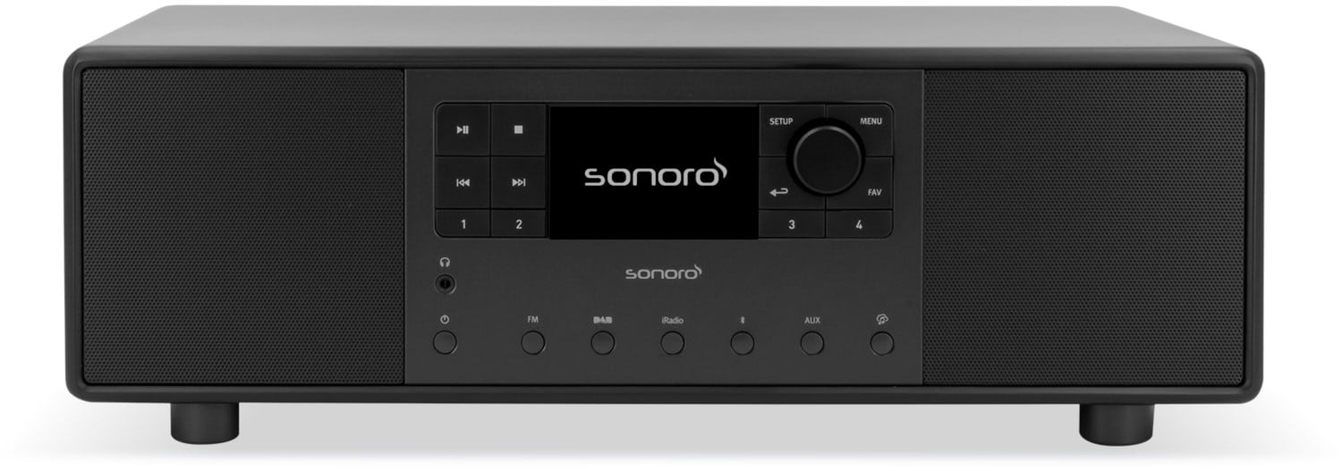 Primus Internetradio schwarz matt/schwarz